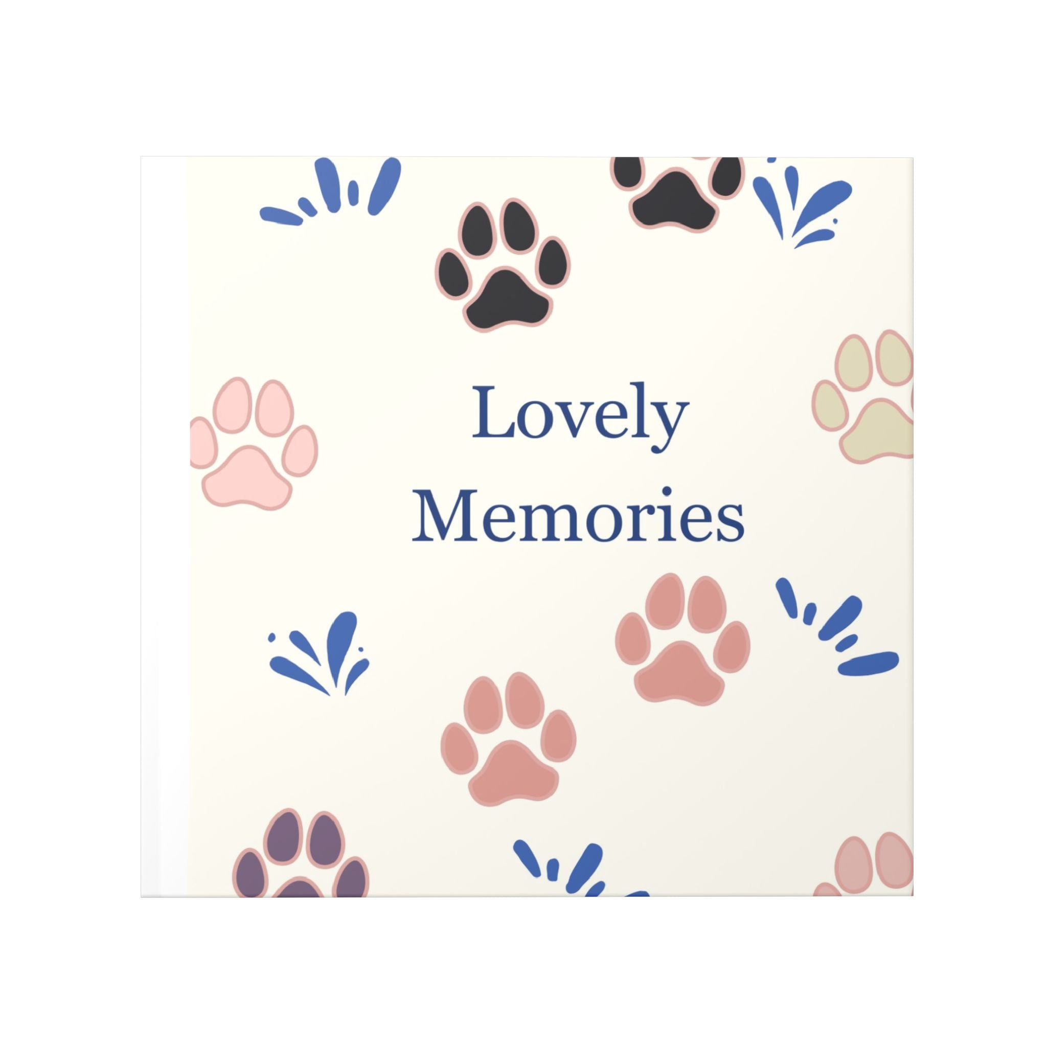 Photo Book "Lovely Memories" Pet Keepsake Hardcover