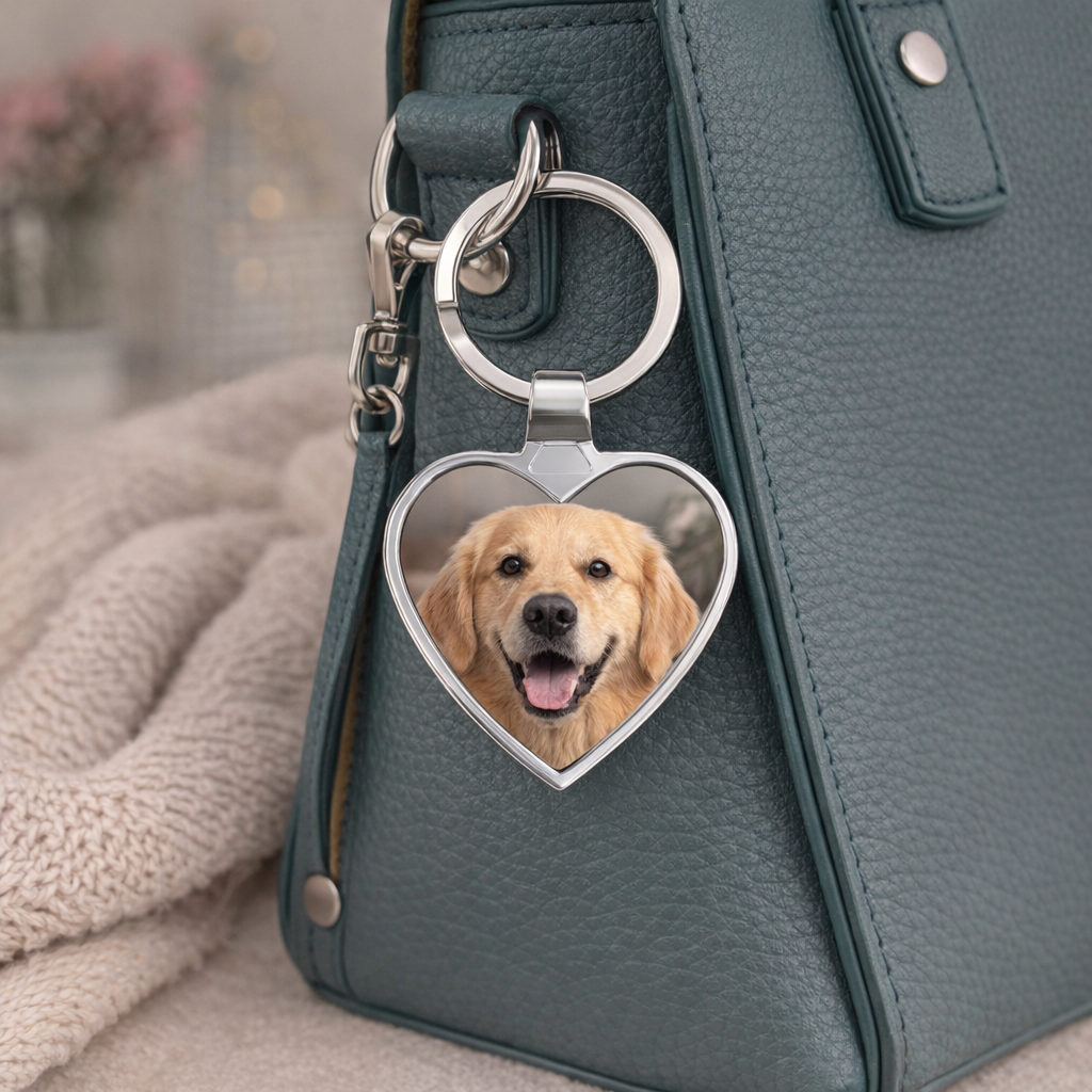 Heart Keychain personalize
